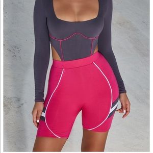 High waisted biker shorts